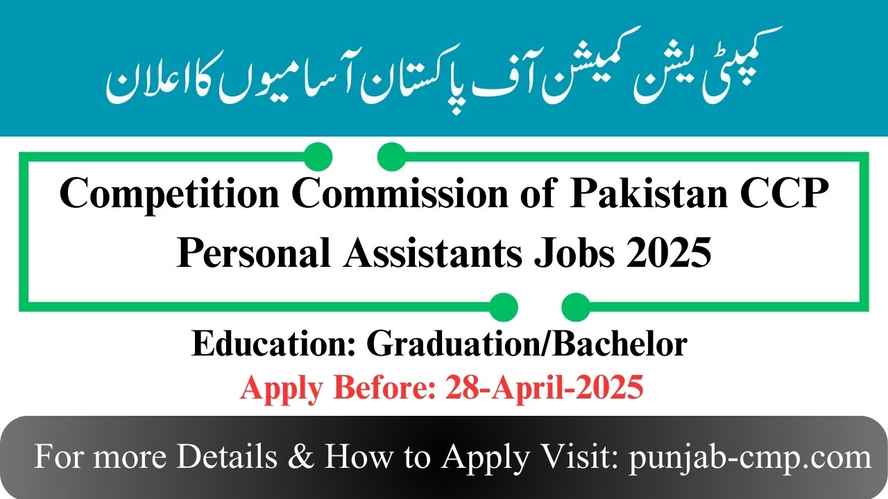 CCP Personal Assistants Jobs 2025