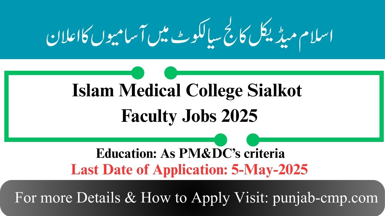 Islam Medical College Jobs 2025