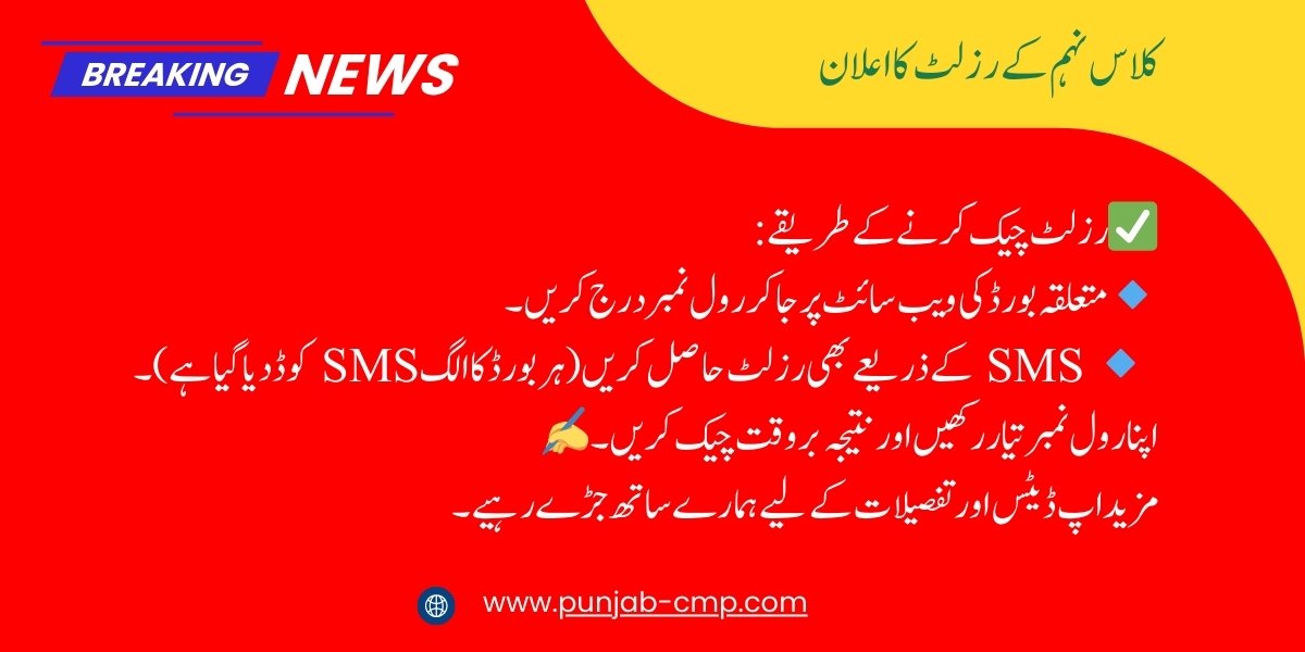 9th Class Result 2025